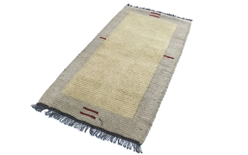 Nepal teppe - 140 x 70 cm - beige