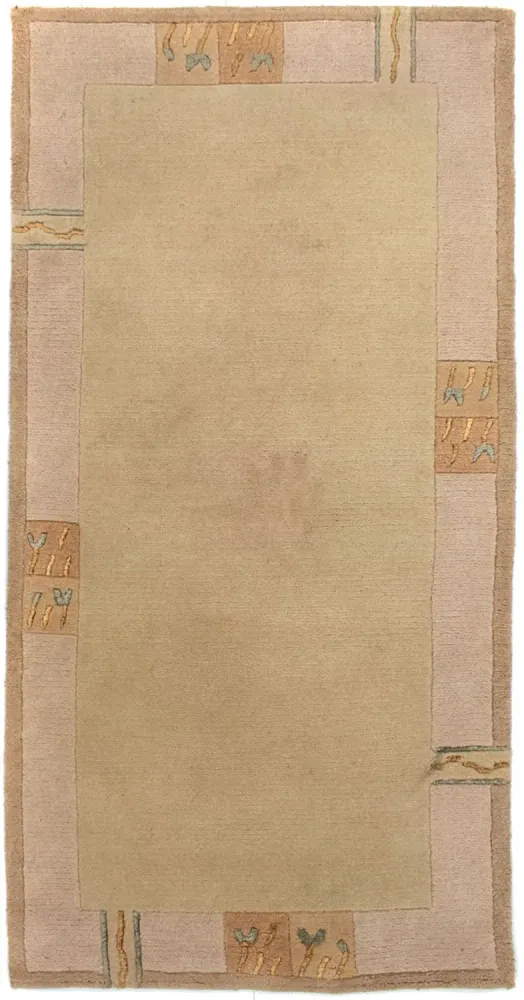Nepal teppe - 140 x 70 cm - beige