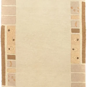 Nepal teppe - 140 x 70 cm - beige