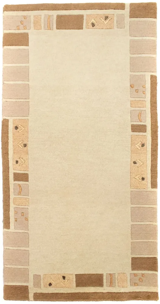 Nepal teppe - 140 x 70 cm - beige