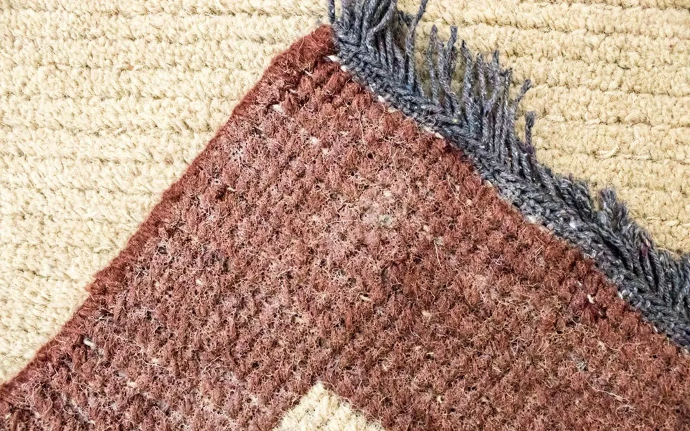 Nepal teppe - 140 x 70 cm - beige