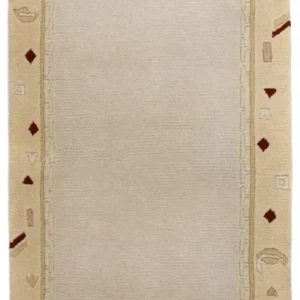 Nepal teppe - 140 x 70 cm - beige