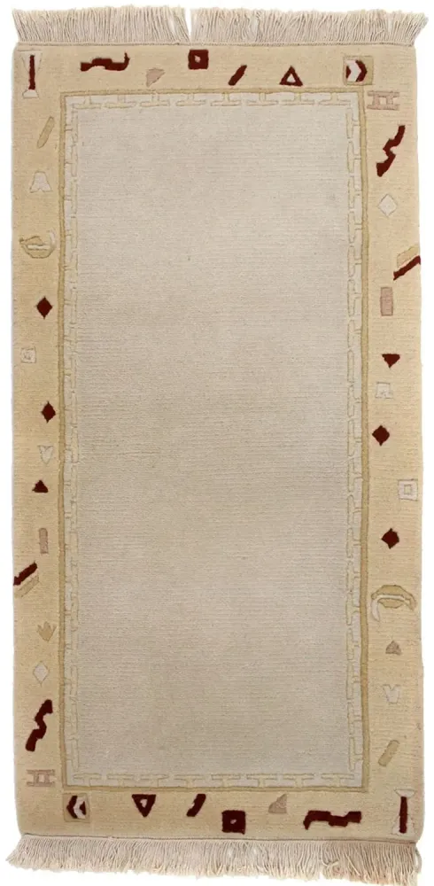Nepal teppe - 140 x 70 cm - beige