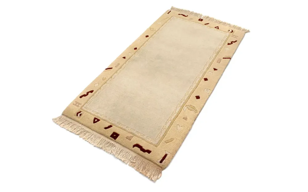 Nepal teppe - 140 x 70 cm - beige