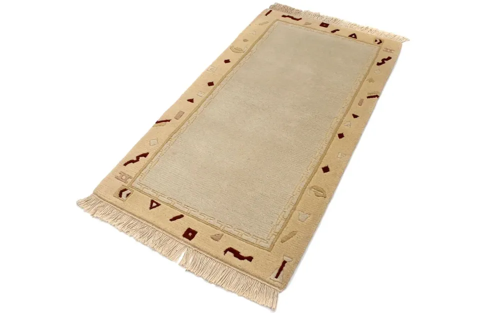 Nepal teppe - 140 x 70 cm - beige