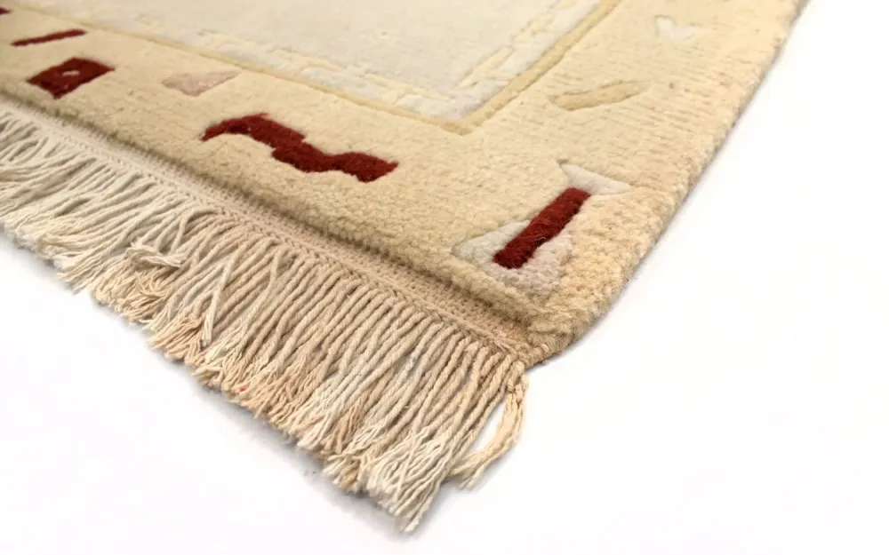 Nepal teppe - 140 x 70 cm - beige