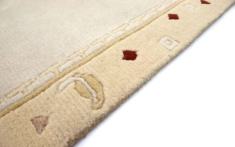 Nepal teppe - 140 x 70 cm - beige