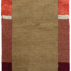 Nepal teppe - 140 x 70 cm - brun