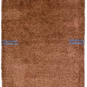 Nepal teppe - 140 x 70 cm - brun