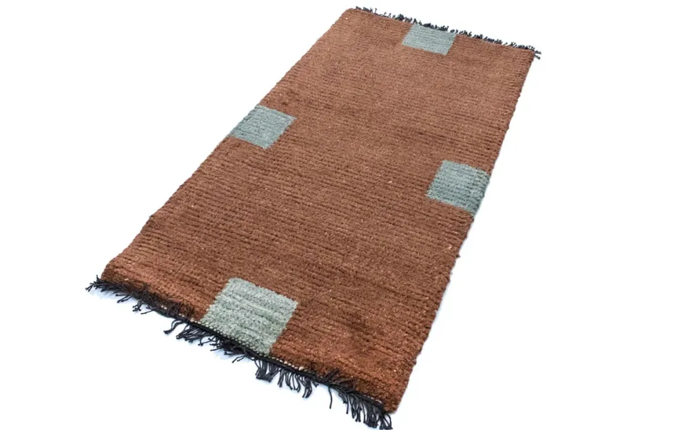 Nepal teppe - 140 x 70 cm - brun