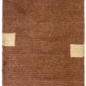 Nepal teppe - 140 x 70 cm - brun