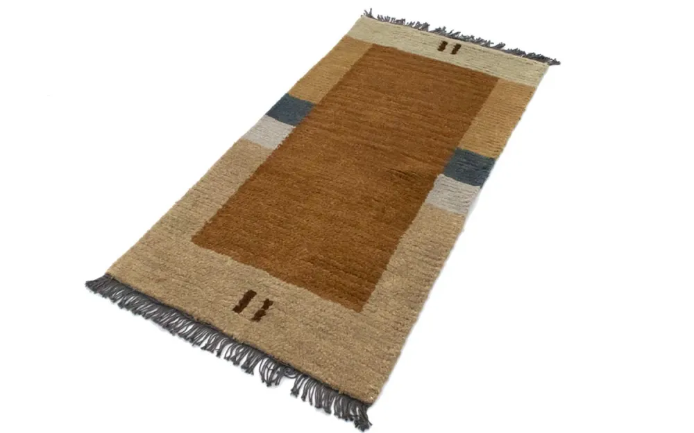 Nepal teppe - 140 x 70 cm - brun