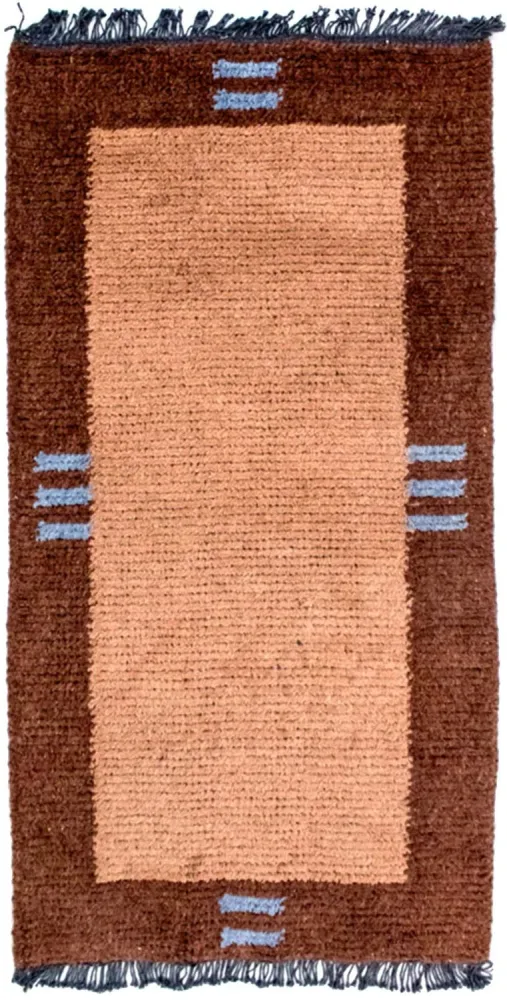 Nepal teppe - 140 x 70 cm - brun