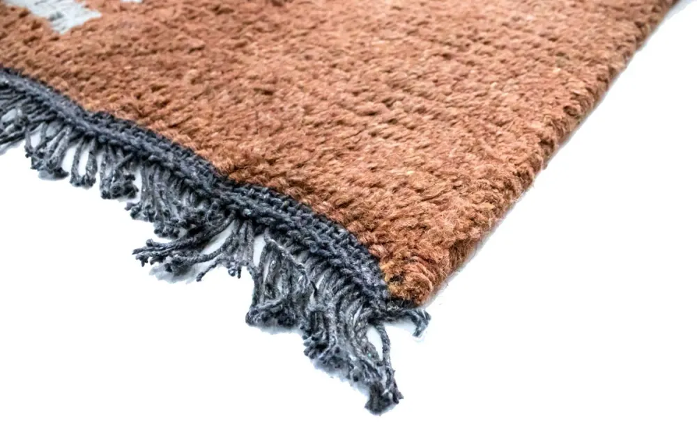 Nepal teppe - 140 x 70 cm - brun