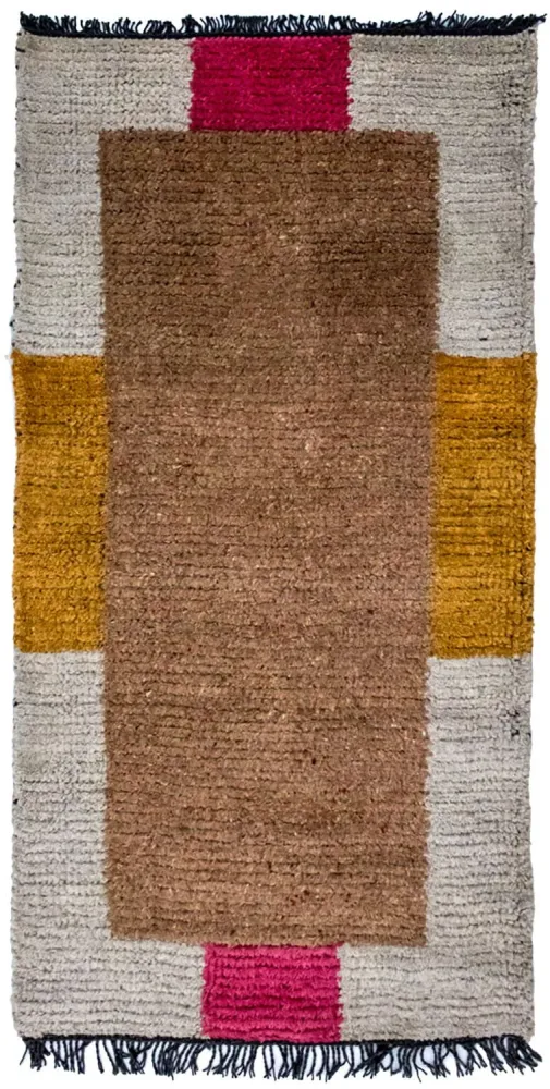 Nepal teppe - 140 x 70 cm - flerfarget