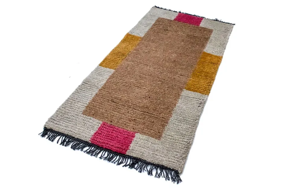 Nepal teppe - 140 x 70 cm - flerfarget