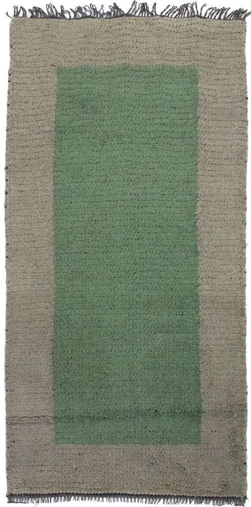 Nepal teppe - 140 x 70 cm - grønn