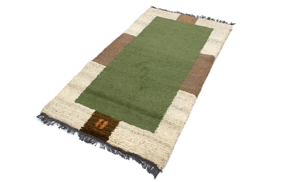 Nepal teppe - 140 x 70 cm - grønn