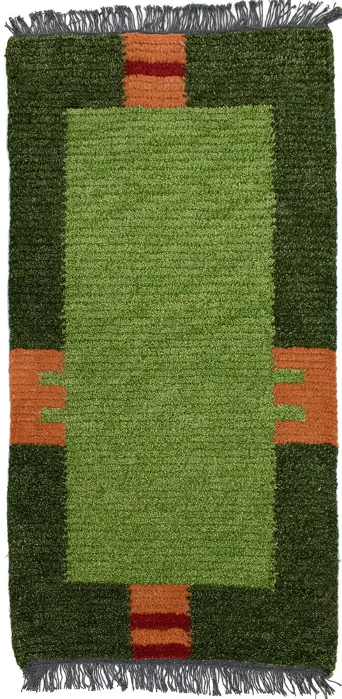 Nepal teppe - 140 x 70 cm - grønn
