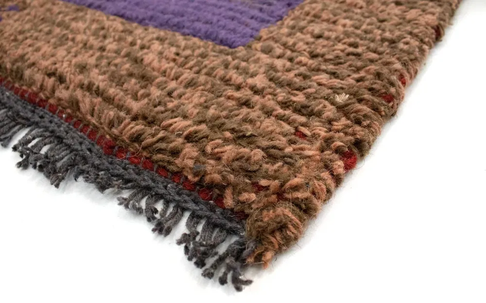 Nepal teppe - 140 x 70 cm - lilla