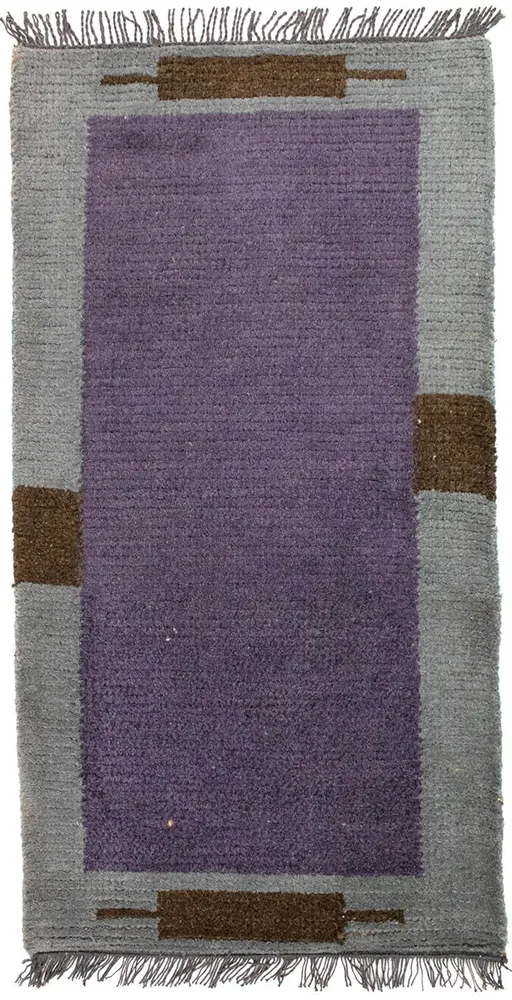 Nepal teppe - 140 x 70 cm - lilla