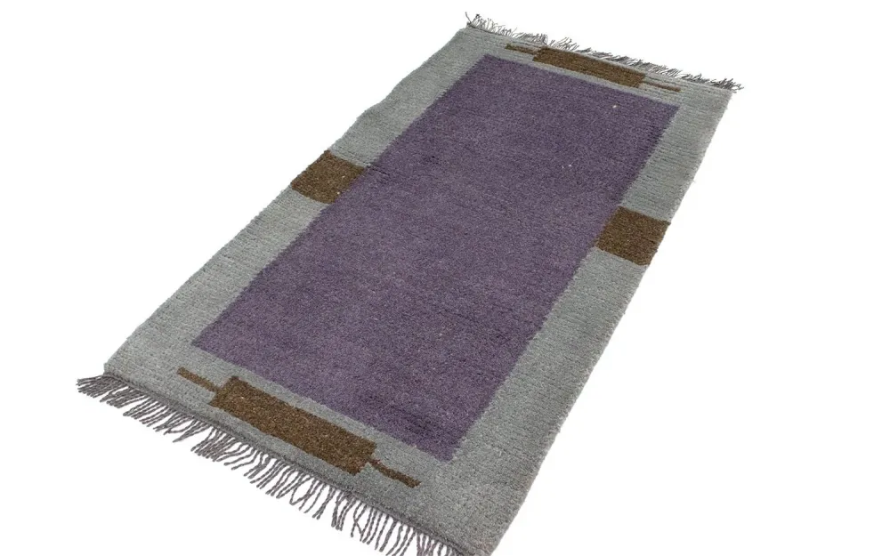 Nepal teppe - 140 x 70 cm - lilla