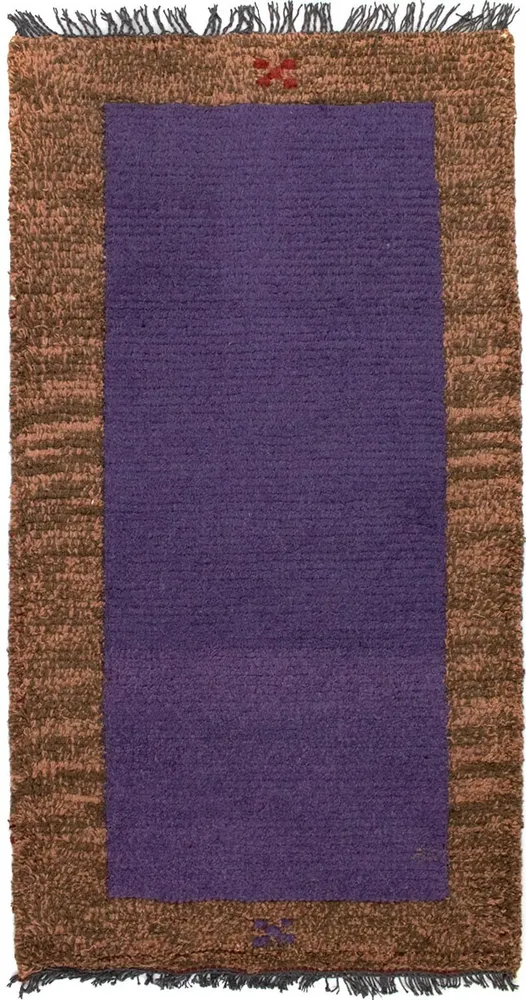 Nepal teppe - 140 x 70 cm - lilla