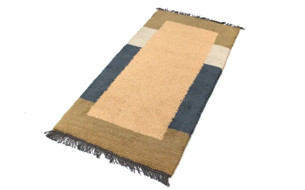Nepal teppe - 140 x 70 cm - lysebrun