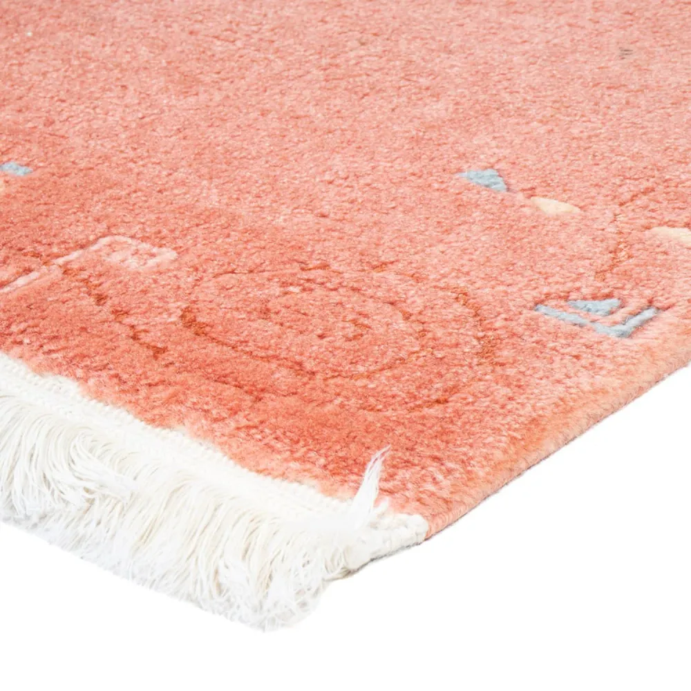 Nepal teppe - 141 x 74 cm - laks