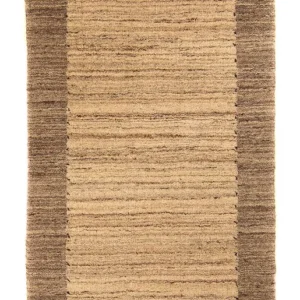 Nepal teppe - 142 x 70 cm - lysebrun