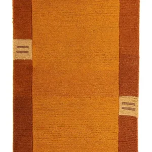 Nepal teppe - 142 x 72 cm - oransje