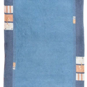 Nepal teppe - 160 x 90 cm - blå