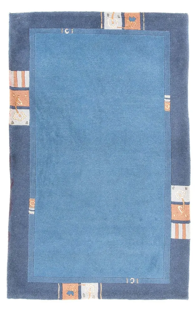 Nepal teppe - 160 x 90 cm - blå