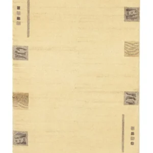 Nepal teppe - 160 x 90 cm - beige