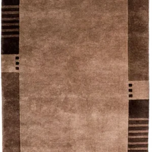 Nepal teppe - 177 x 120 cm - brun