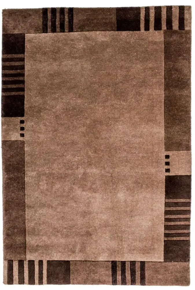 Nepal teppe - 177 x 120 cm - brun