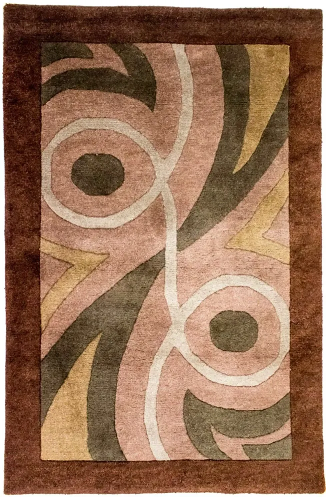 Nepal teppe - 178 x 119 cm - brun