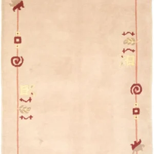 Nepal teppe - 180 x 120 cm - flerfarget