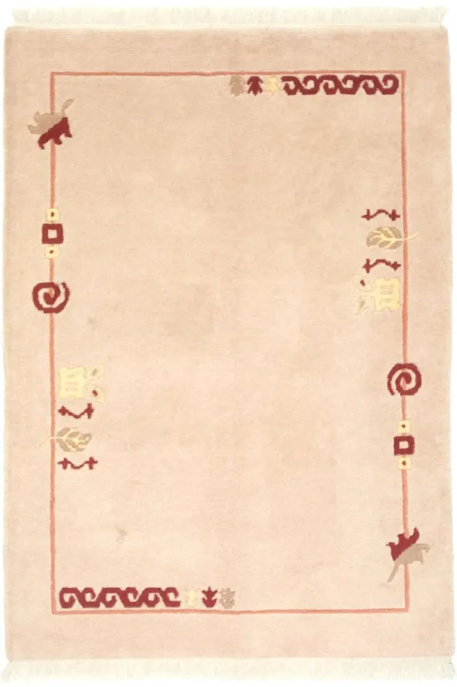 Nepal teppe - 180 x 120 cm - flerfarget