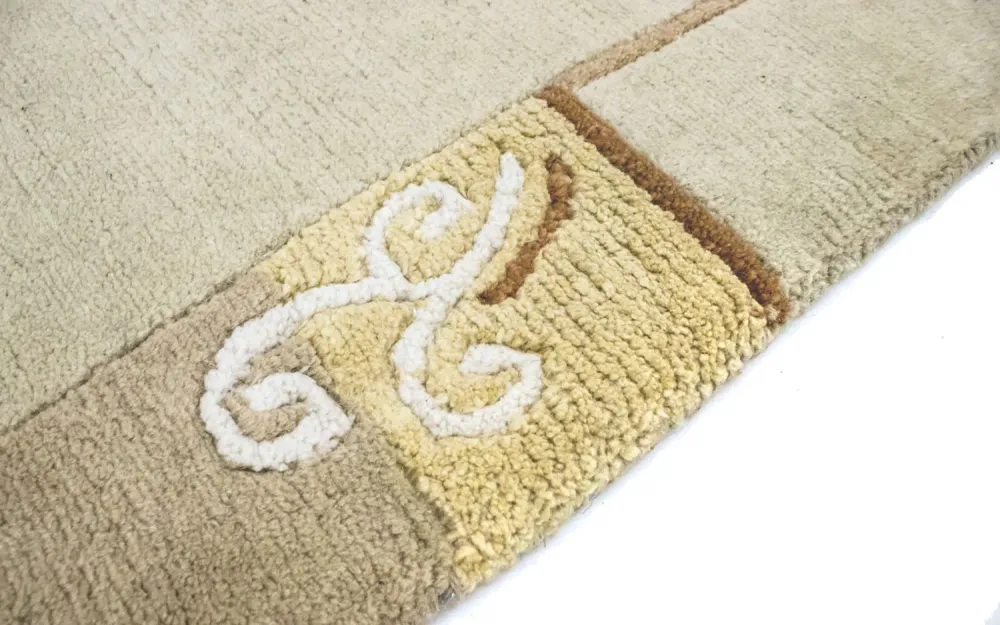 Nepal teppe - 180 x 124 cm - beige