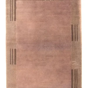 Nepal teppe - 180 x 124 cm - lys mocca