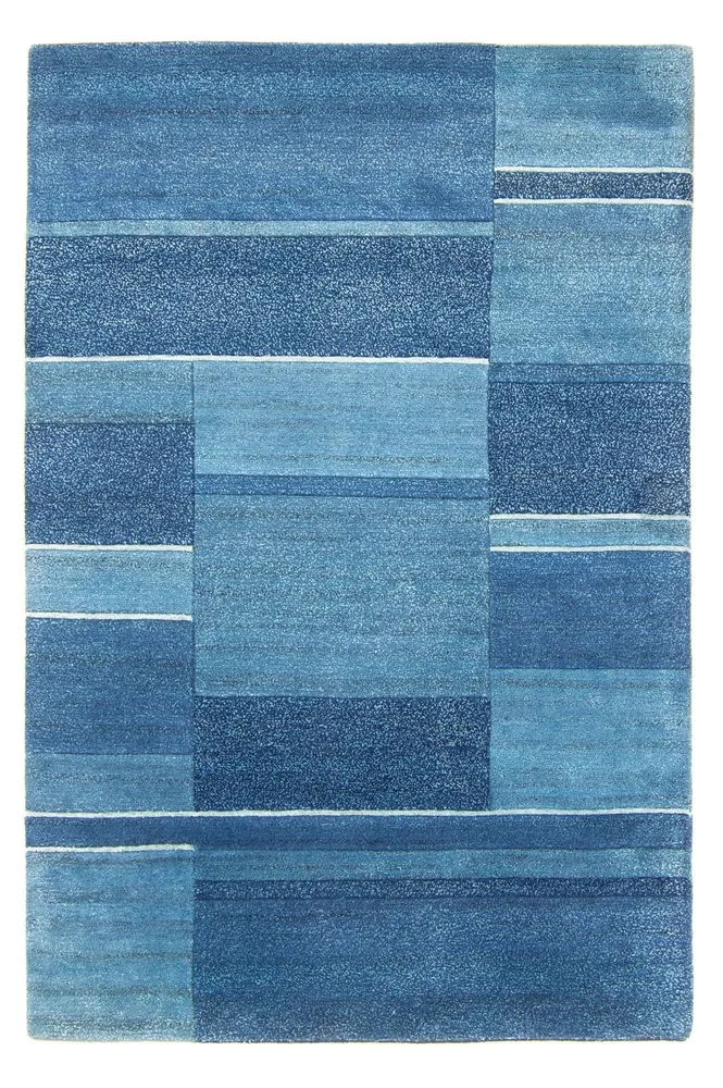 Nepal teppe - 181 x 121 cm - blå