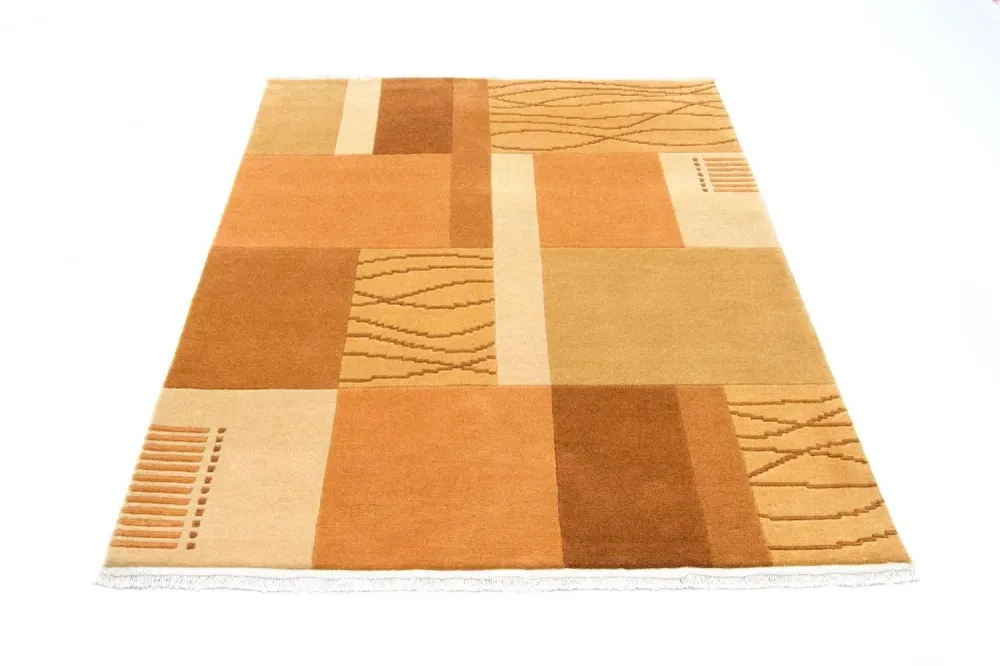 Nepal teppe - 182 x 130 cm - flerfarget