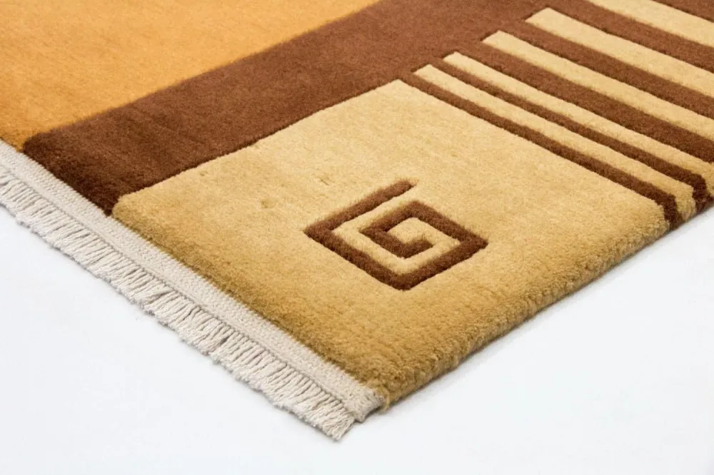Nepal teppe - 184 x 120 cm - flerfarget
