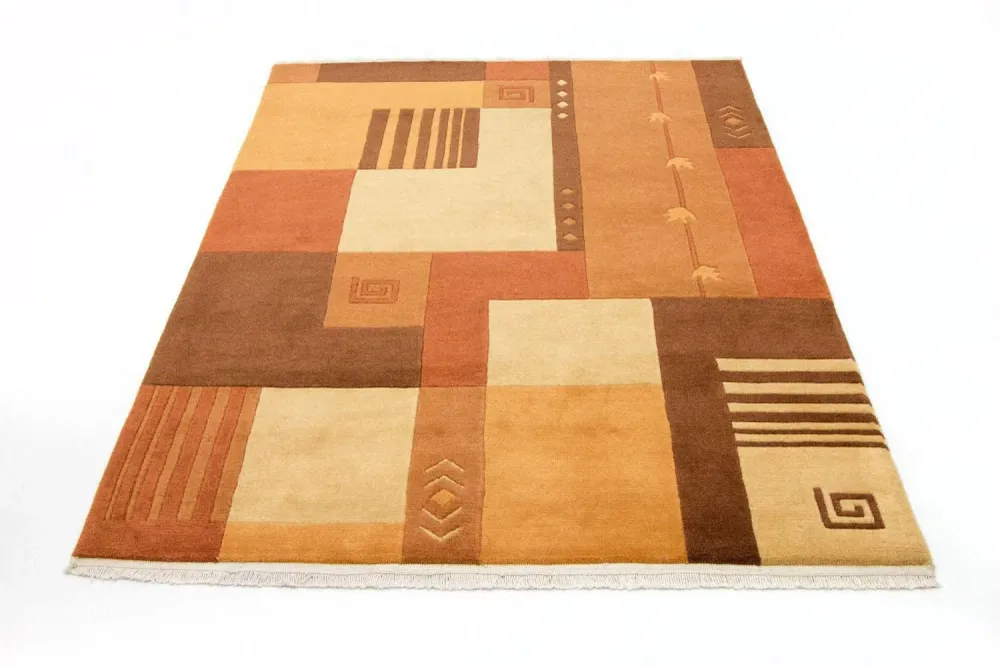 Nepal teppe - 184 x 120 cm - flerfarget