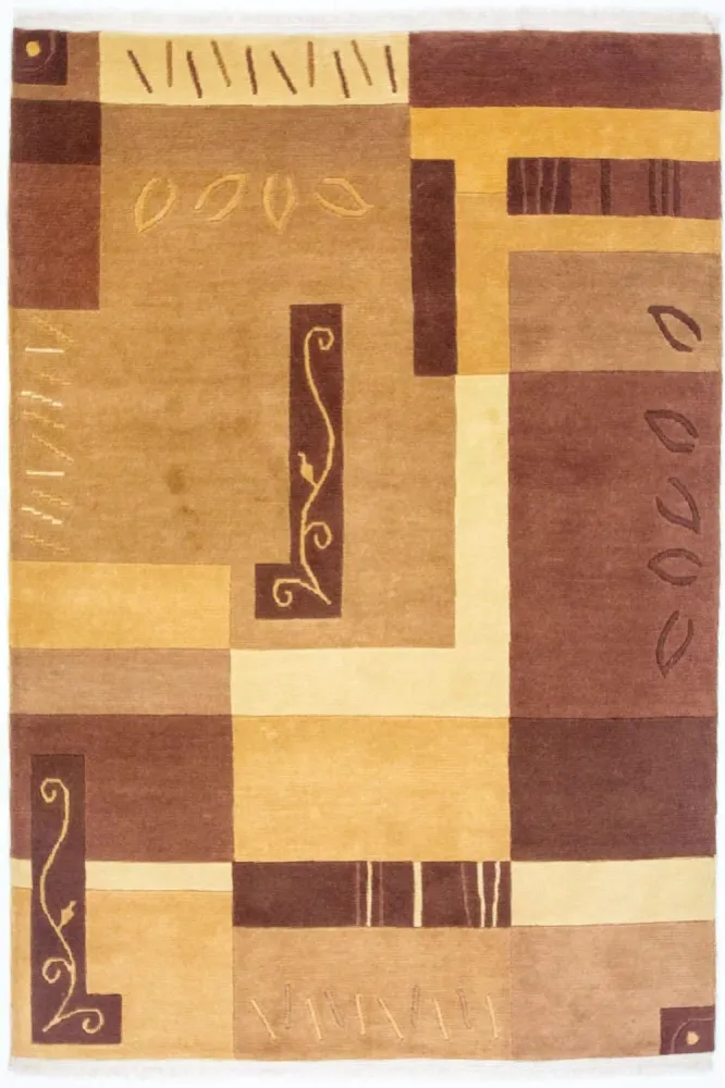 Nepal teppe - 184 x 121 cm - flerfarget
