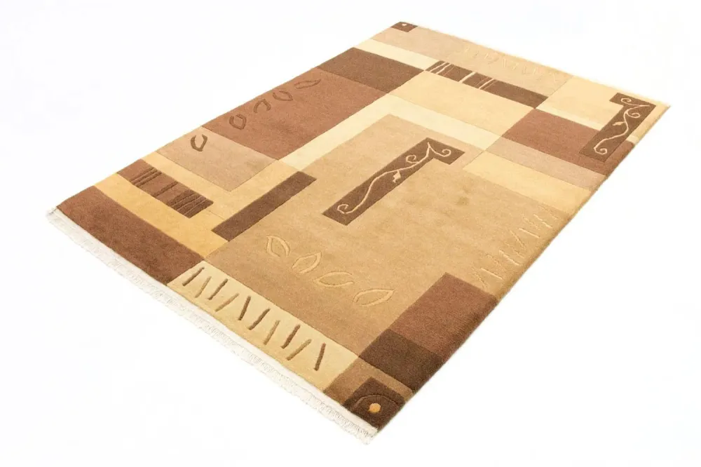 Nepal teppe - 184 x 121 cm - flerfarget