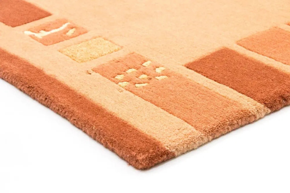 Nepal teppe - 186 x 123 cm - oransje
