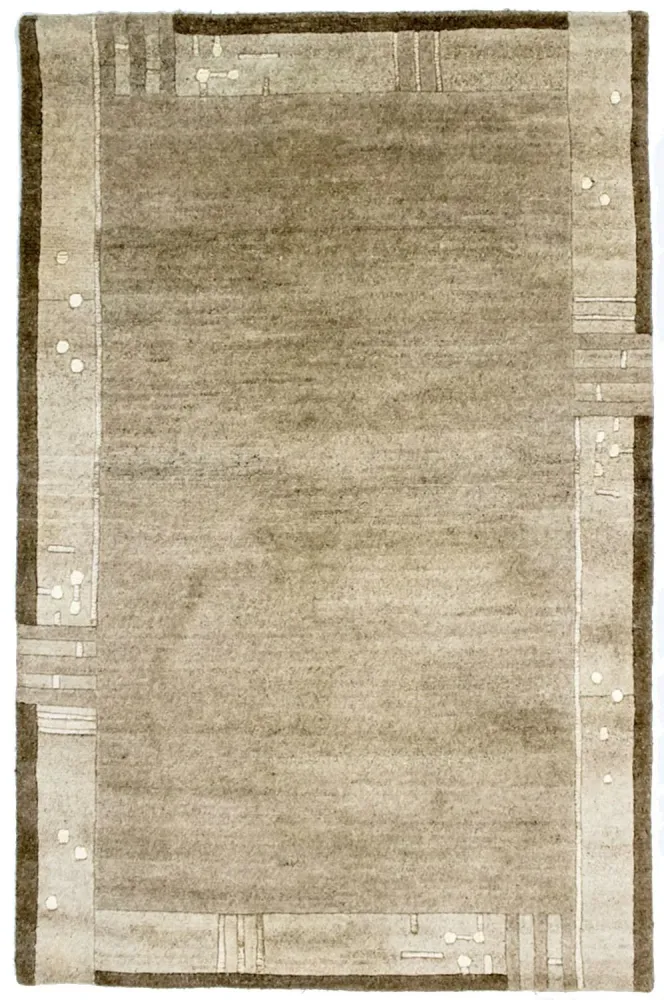 Nepal teppe - 187 x 120 cm - natur