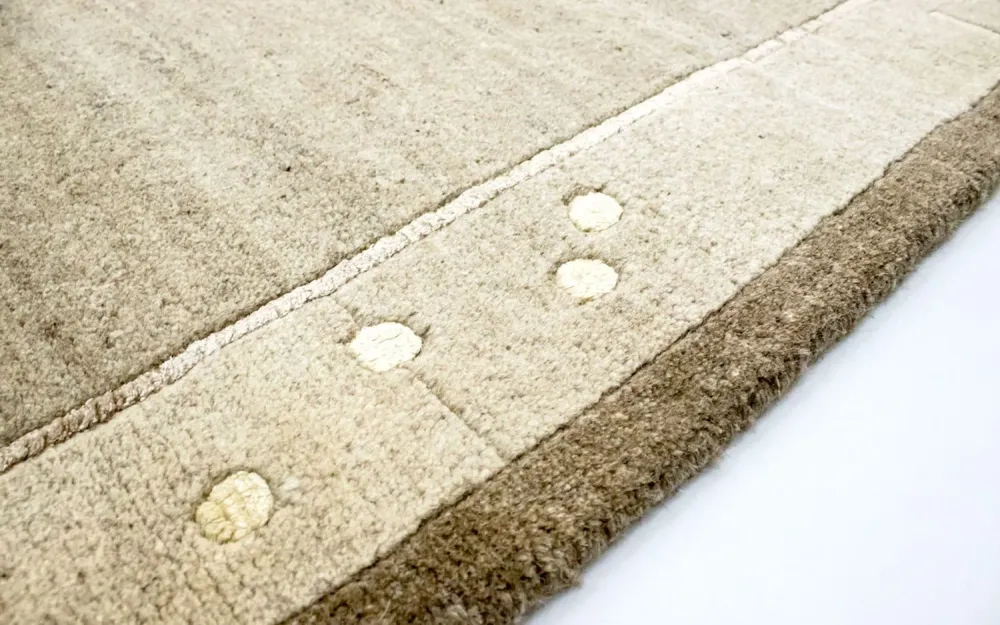 Nepal teppe - 187 x 120 cm - natur